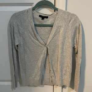 Banana republic grey cardigan